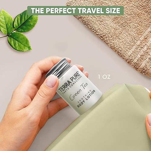 Miniatura 5 de Terra Pure Loción corporal, comodidades de hotel tamaño viaje, 1 oz (caja de 300)