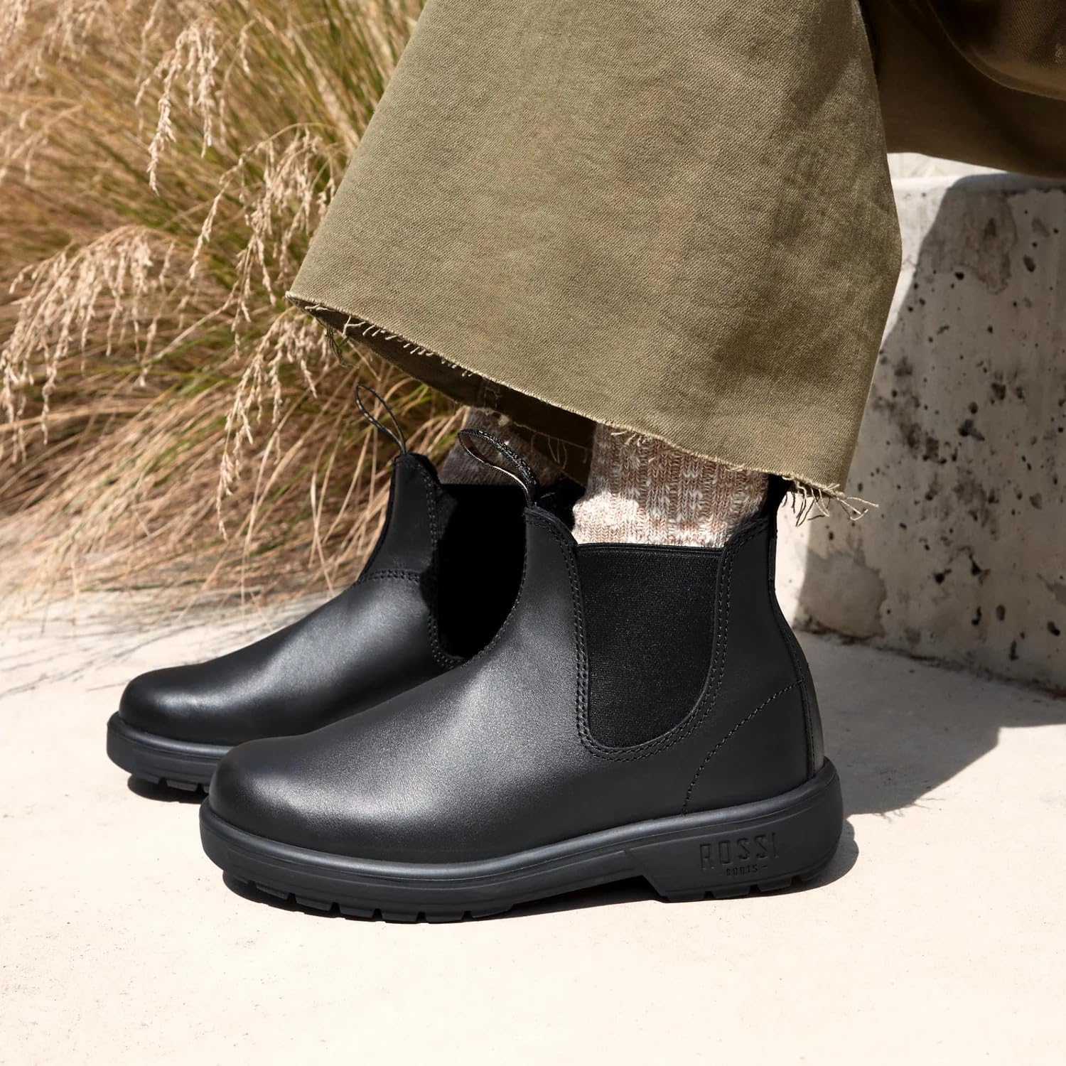 Infinity Leather Rossi Endura 303 Leder Chelsea Australische Unisex Robuste Arbeitsstiefeletten