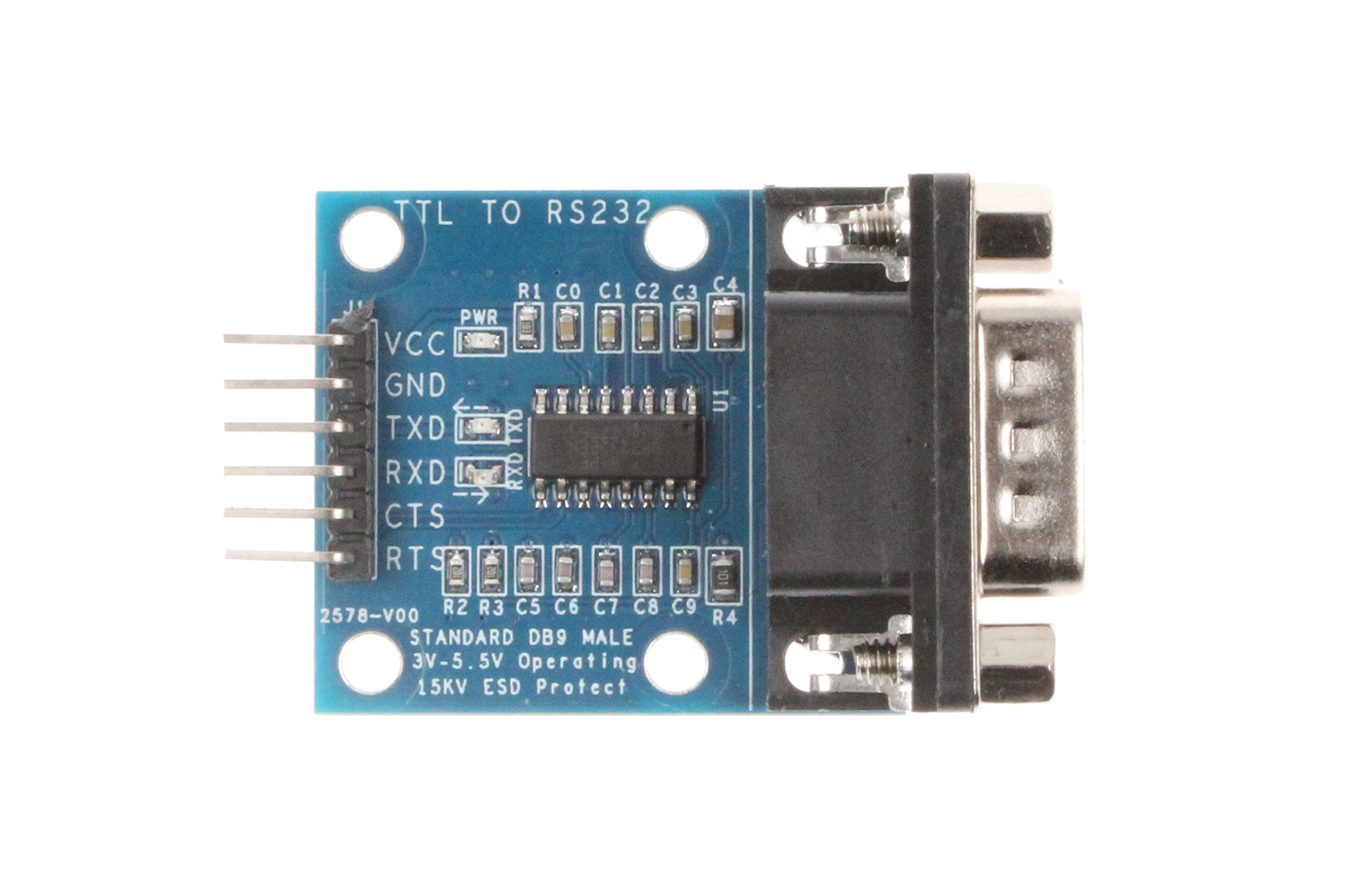 Módulo TTLto RS232 TTLRS232 macho hembra conmutación de nivel serial conversión a SP232 para MCU, ARM, FPGA, Arduino, etc. Puerto TTLserial se comunica con dispositivo de nivel RS232