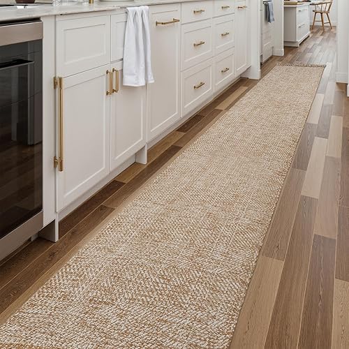 Miniatura 103 de Collive - Tapete de 27 x 43 pulgadas, lavable a máquina, para interiores y exteriores, de bajo perfil, suave algodón tejido a mano, para baño