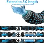 150 ft Expandable Garden Hose with 10 Spray Nozzle - Heavy Duty Superior Strength 3750D - 4 -Layer Latex Core - Expanding Water Hoses - Extra Strong Brass Connectors/Storage Bag