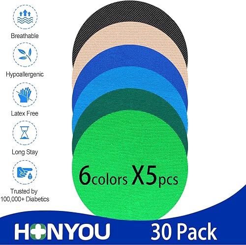 Miniatura 2 de G7 Dexcom - Parches adhesivos impermeables de cobertura completa para vendaje G7 sin pegamento, parches centrales que duran 10 días, transpirables,