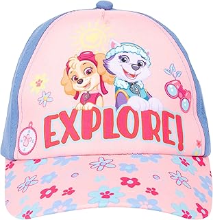 Gorra Paw Patrol para niña Skye - ¡Explore! Gorra para niños Gorra de béisbol protección Solar Rosa/Azul