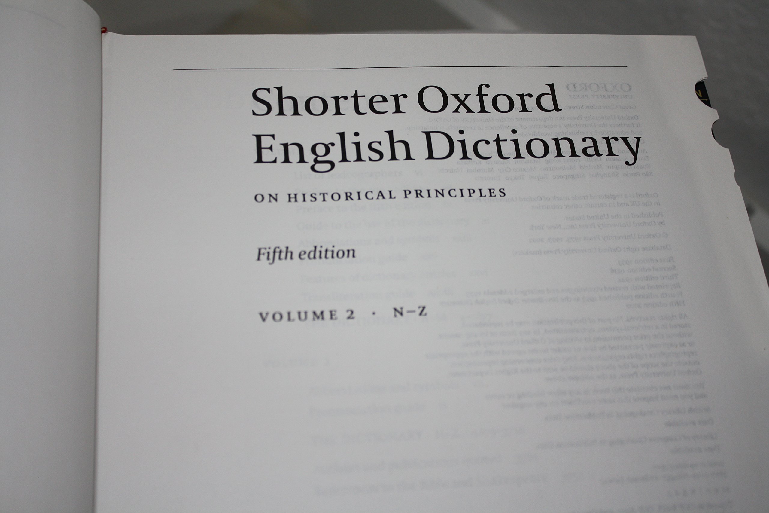 Shorter Oxford English Dictionary, Fifth Edition - Image 3