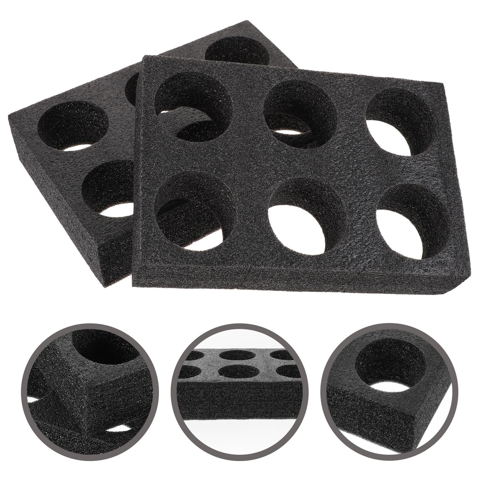 Bandeja para llevar para tazas de café: 2 unidades, 6 tazas, soporte para bebidas frías y calientes