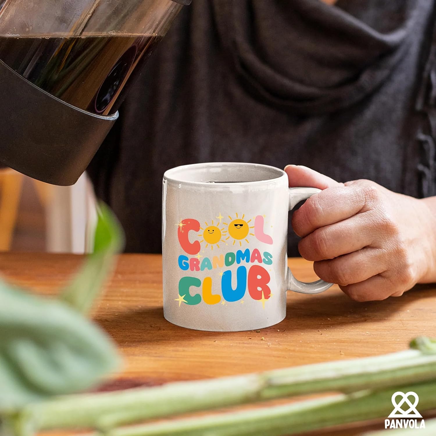 Cool Grandma Club Grandma Gifts From Granddaughter Grandson Husband Daughter Son Mothers Day Grandmother Abuela Ceramic Mug 11 oz White - Image 5