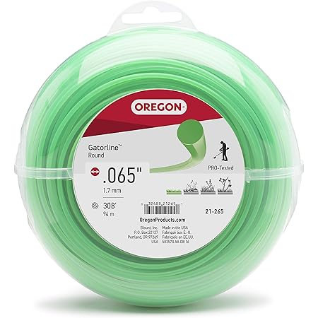 Amazon Com Oregon 21 265 Gatorline Round String Trimmer Line 065 Inch Diameter 1 2 Pound Donut String Trimmer Accessories Garden Outdoor