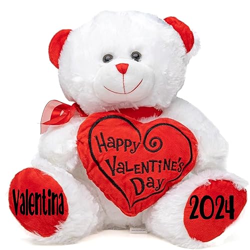 Miniatura 2 de Personalized Valentine's Day Teddy Bear - Custom Plush Toy Valentines Gifts for Her, Him, Kids, Babies, Boy, Girl, Newborn, Anniversary Customized
