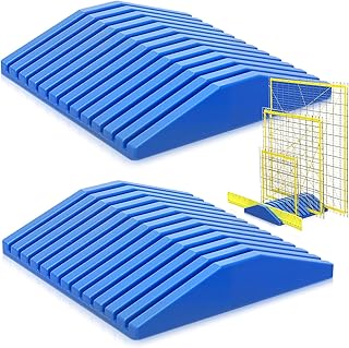 AceOrbit 2 Pcs Storage Rack for Quilting Rulers, 12 Slot Ruler Holder Organizer for Quilting and Sewing, Ideal for Home Office Desk Storage, Blue