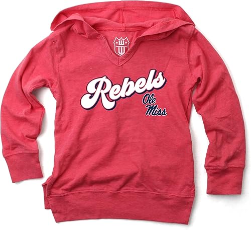 Miniatura 55 de Wes and Willy NCAA Camiseta con Capucha de Cuello en V para Niñas