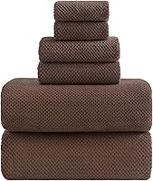 Vista 30 de YTYC Toallas, toallas de baño de gran tamaño de 39 x 78 pulgadas para adultos, toallas de baño de lujo, juegos extra grandes para baño, microfibra