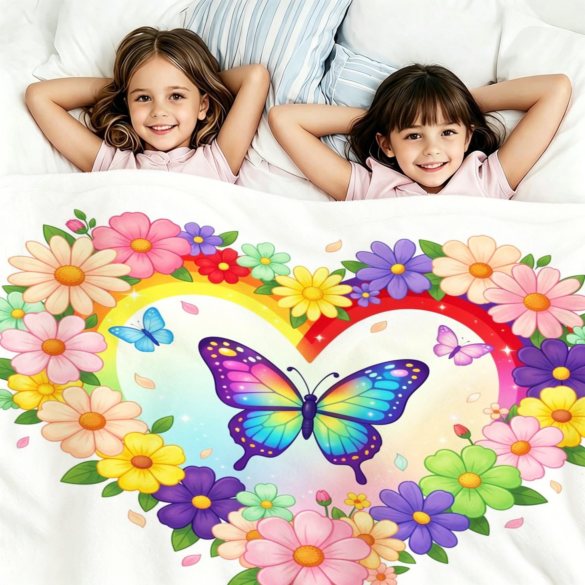 Manta Entretiempo Grande, Flores de Colores, 220x240 cm, AQ7439