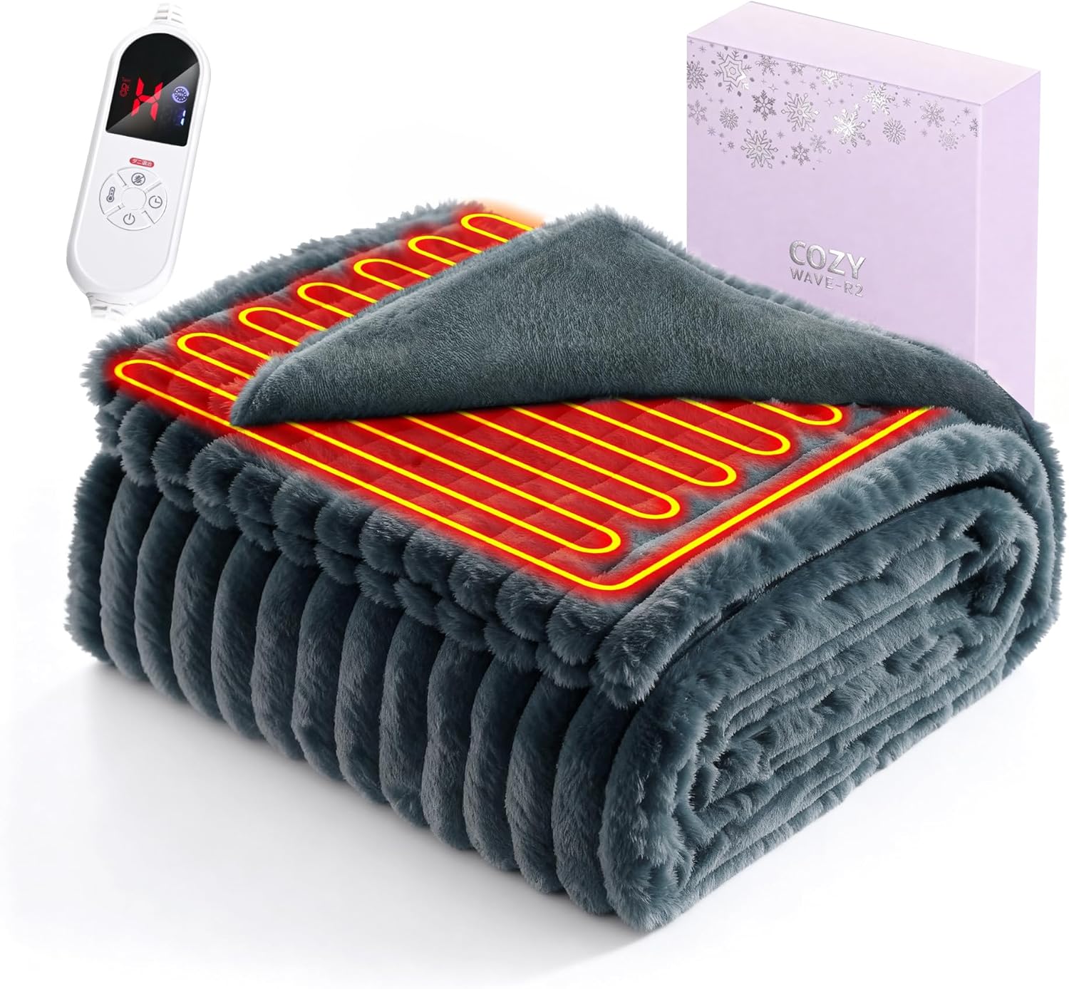 電気毛布 掛け敷き兼用【2025冬新登場 ラビットファー調素材&フランネル】 電気ブランケット タイマー付き 1-12H AI過熱保護機能搭載 10段階温度調節 速暖 節電 99%電磁波カット 頭寒足熱配線 暖房器具 電気ひざ掛け 大判サイズ 省エネ 節電 冬用 電気毛布 洗える ダニ退治機能 自宅 オフィス用 日本語取扱説明書付き (グレー, 140×80cm) Amazonで販売中 電気毛布 掛け敷き兼用【2025冬新登場 ラビットファー調素材&フランネル】 電気ブランケット タイマー付き 1-12H AI過熱保護機能搭載 10段階温度調節 速暖 節電 99%電磁波カット 頭寒足熱配線 暖房器具 電気ひざ掛け 大判サイズ 省エネ 節電 冬用 電気毛布 洗える ダニ退治機能 自宅 オフィス用 日本語取扱説明書付き (グレー, 140×80cm) Amazonで販売中