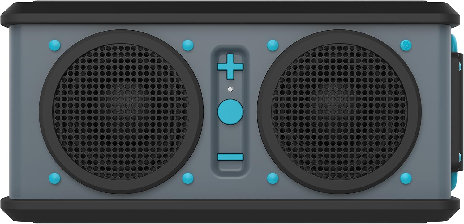 Skullcandy Air Raid - Altavoz bluetooth (inalámbrico, recargable, compacto,  resistente al agua y caídas), gris/negro/azul : Amazon.es: Electrónica