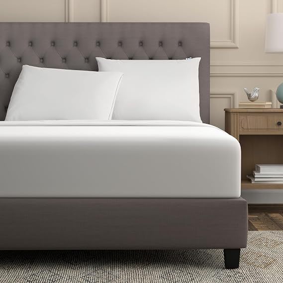 Sealy All Cotton Zippered Pillow Protector Standard/Queen 2Pack