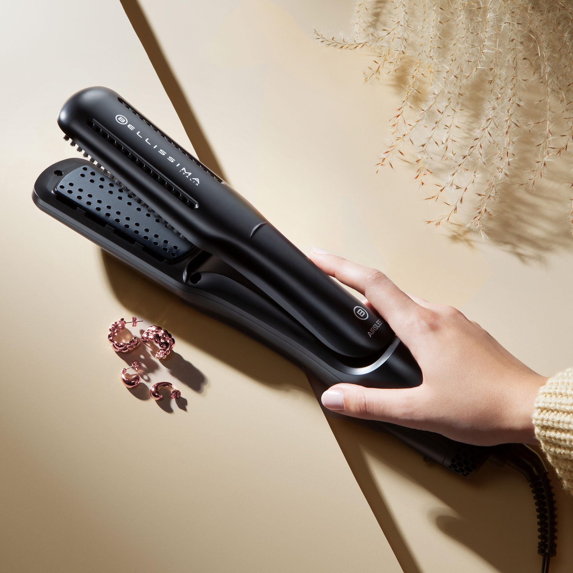 Bellissima Imetec AirSleek - Piastra ad Aria 2 in 1, Asciuga e Liscia Senza Calore Estremo per un Liscio Naturale e Capelli Protetti. Tecnologia a Ioni, Rivestimento Ceramica & Cheratina