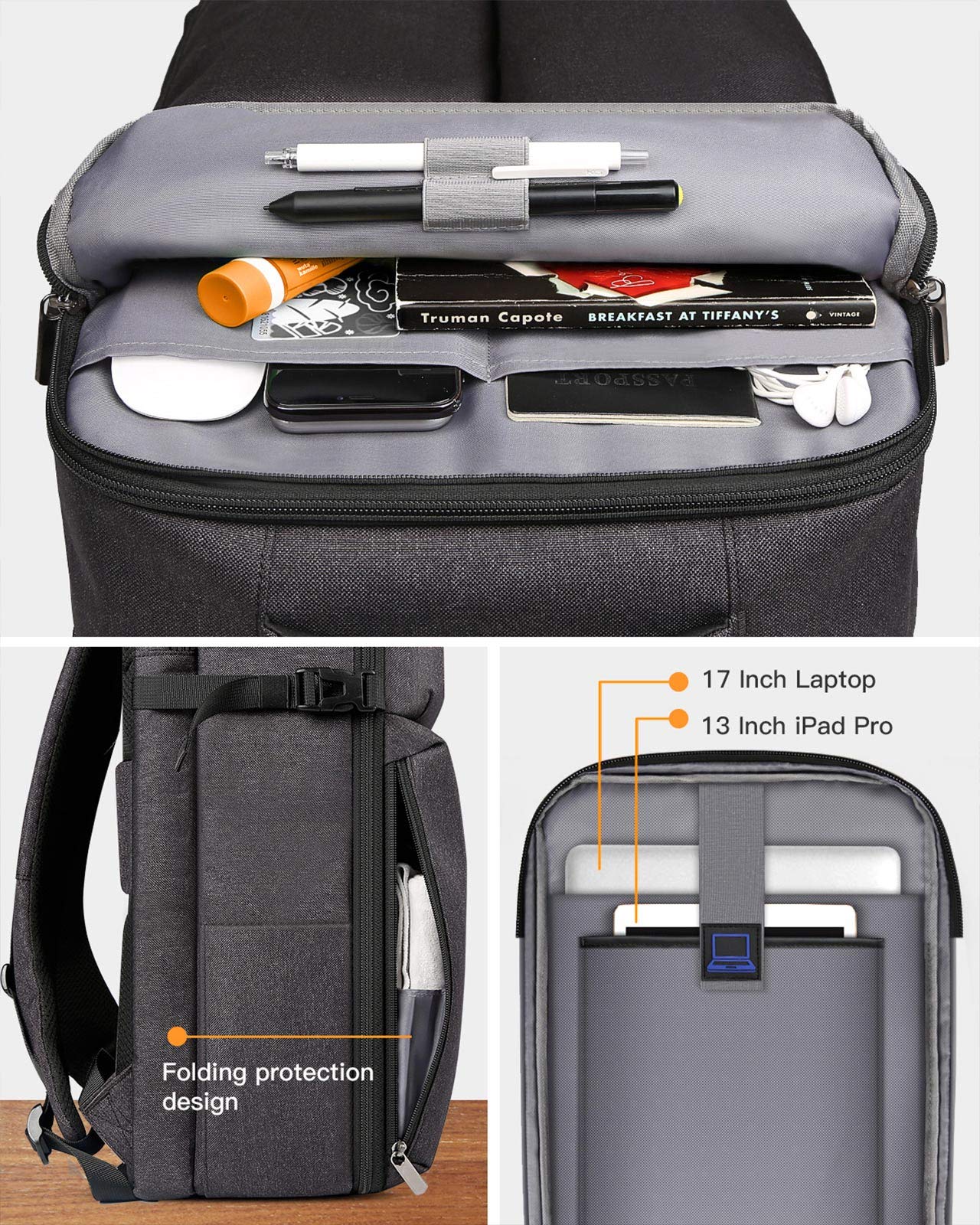 Buy Inateck 4042L Hand Luggage Backpack, Leisure Backpack, Plain