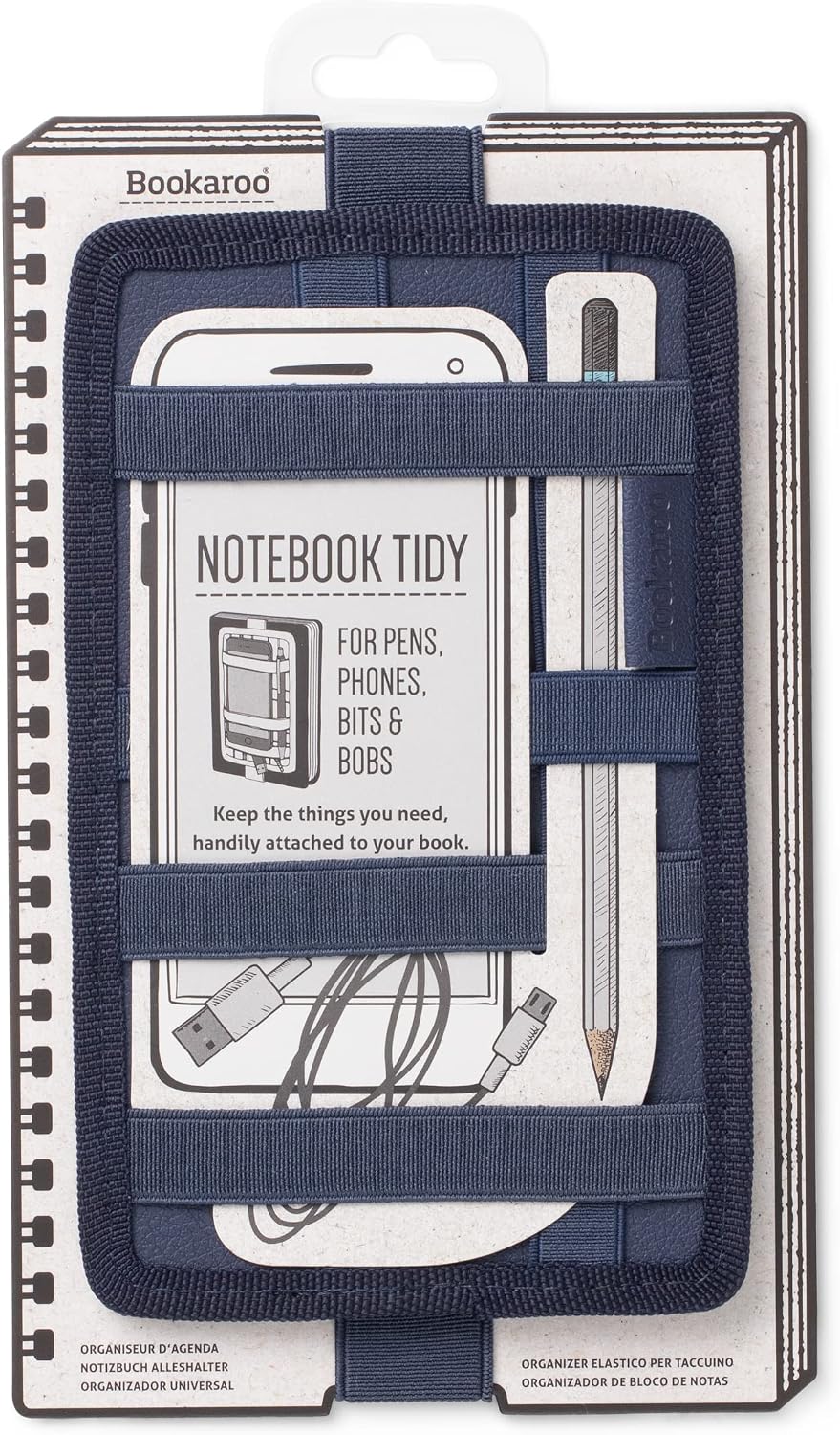 IF Bookaroo Notebook Tidy - Navy for A5 size Books and Notebooks