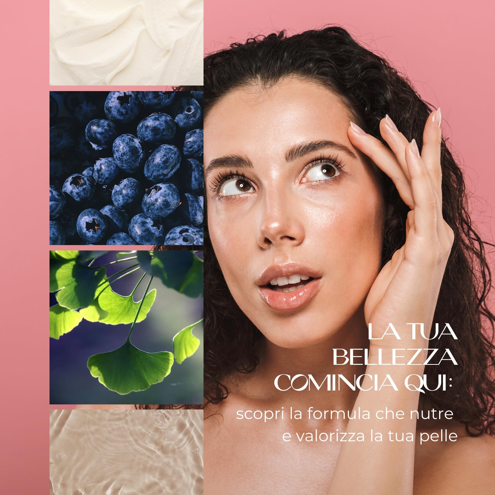 Siero Peptidico Lifting | Peptidi e Aminoacidi per Sollevare, Rassodare, Tonificare, Illuminare e Stimolare la Produzione Naturale di Collagene | VEGANO & 99% Naturale | COSMOS Natural