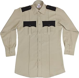 First Class100% Polyester Two Tone Men's Uniform Shirt