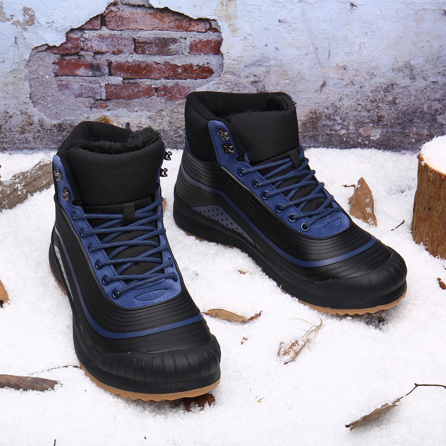 ulogu Snow Boots for Men Women丨Insulated Waterproof Fur Lined Booties丨Non Slip Lightweight Winter Shoes - Image 2