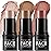 FOCALLURE 3 Pcs Cream Contour Sticks,Shades with Highlighter & Bronzer & Blush,Non-greasy Long-wear Face Contouring Pen,Easy to Sculpt the Face and Create a Lightweight Finishing Makeup,MEDIUM