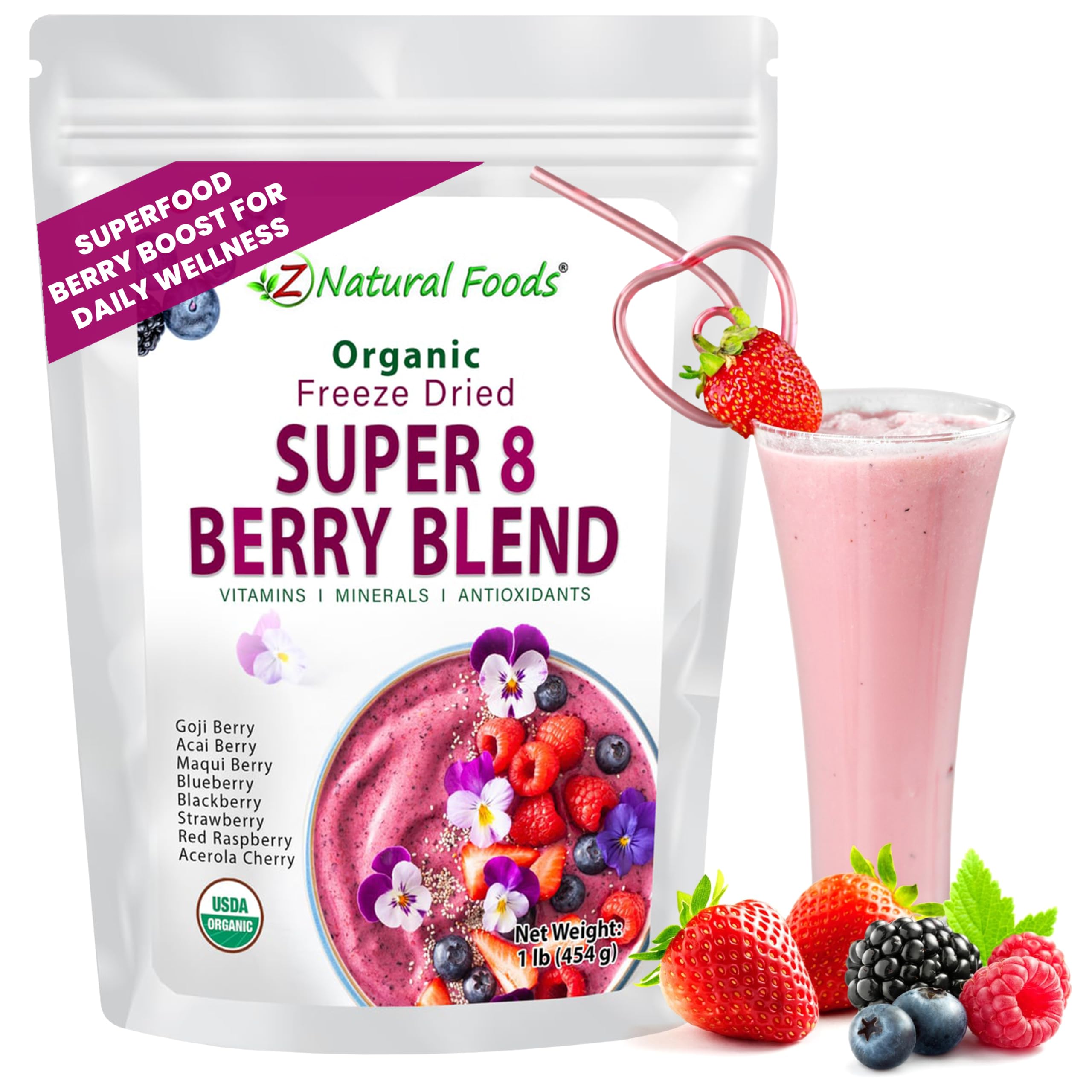 Freeze dried berry mix