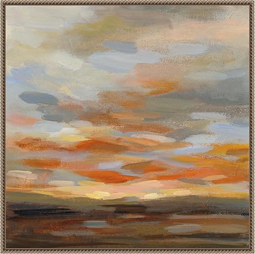 Amanti Art Silvia Vassileva - Lienzo enmarcado para pared, 30 x 30 pulgadas, cielo del desierto alto, por Silvia Vassileva, lienzo enmarcado para