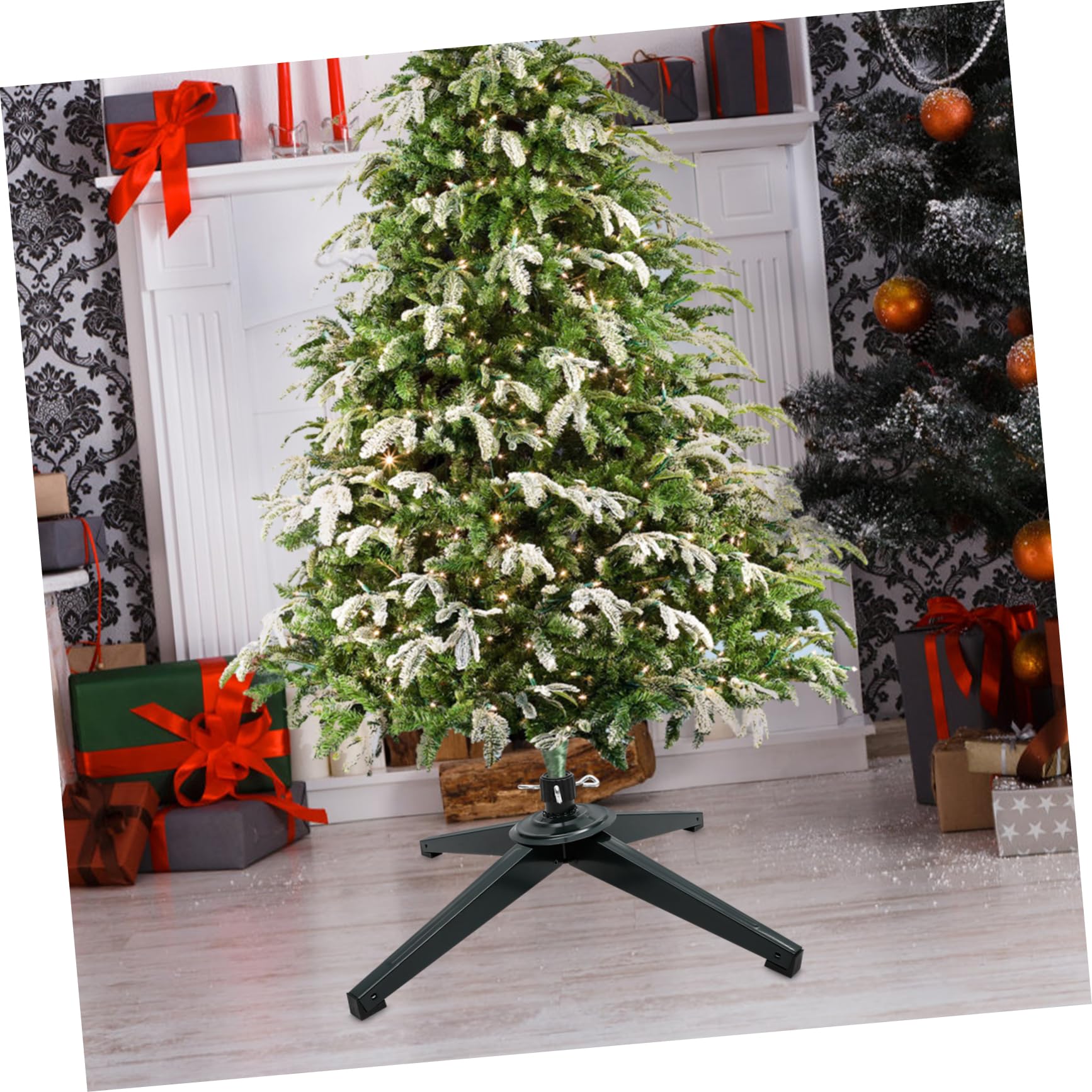 Anneome Soporte De Árbol De Navidad De Hierro Base para Árboles Artificiales Estabilidad para Decoraciones Navideñas