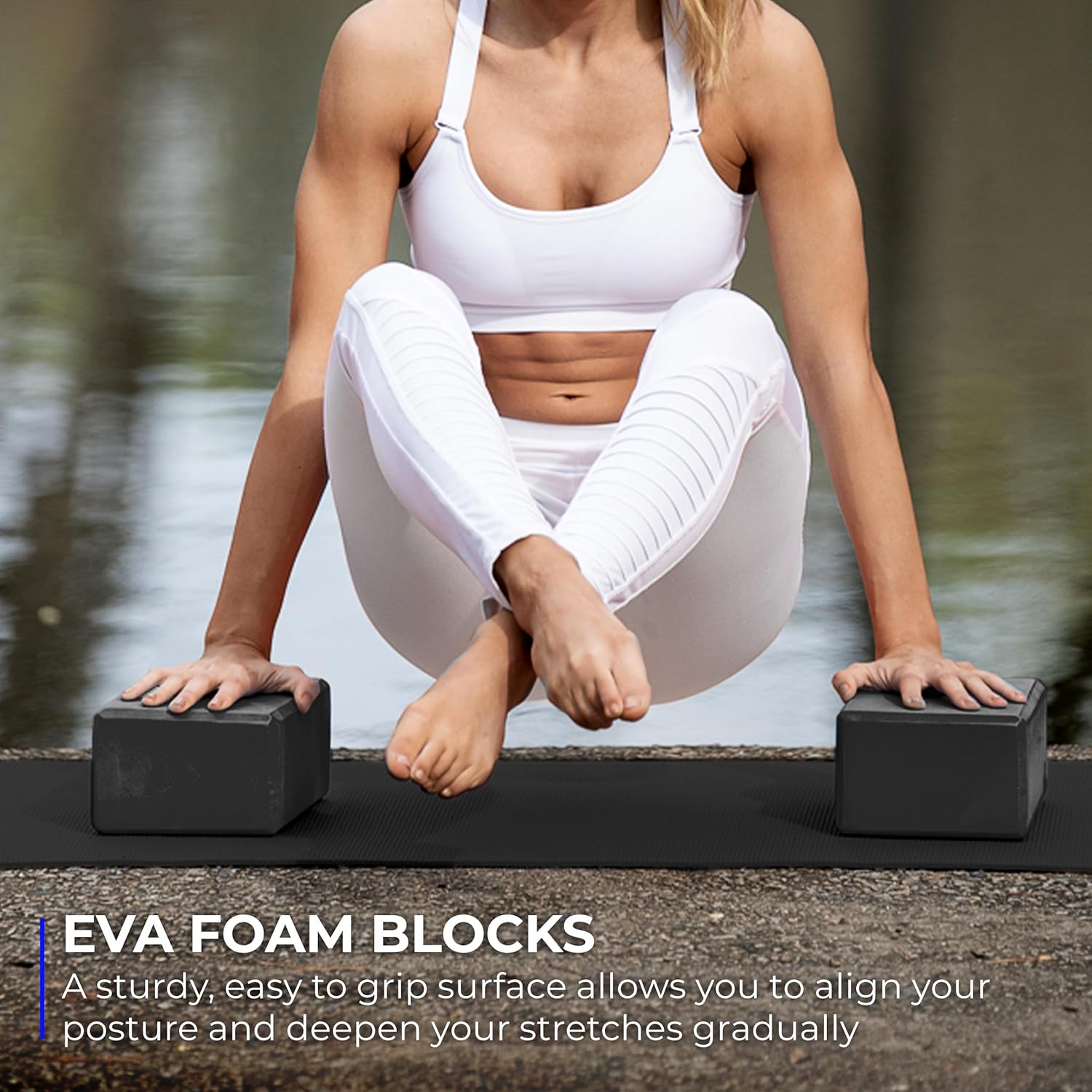 Hello Fit 5-Pack or 6-Pack Exercise Starter Kit - Yoga Accessories and Props for School, Studio, Home