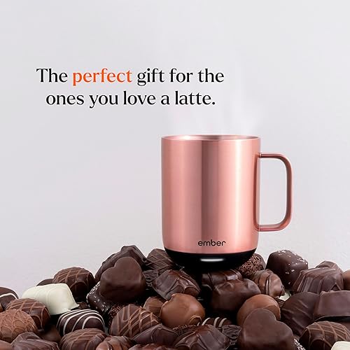 Miniatura 36 de Ember Taza inteligente con control de temperatura, 2, 14 onzas, taza de café calentada controlada por aplicación con duración de la batería de 80