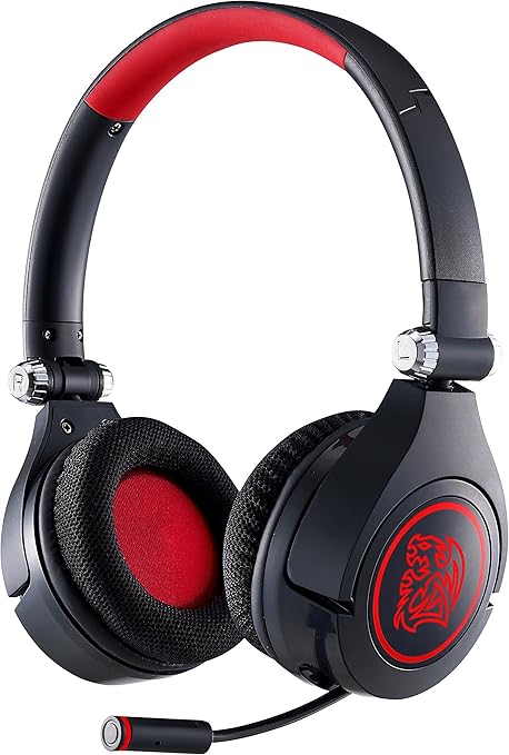 Amazon.com: Tt eSPORTS CRONOS GO Retractable Microphone Ultimate  Lightweight LED Gaming Headset (HT-CRG-ANOEBK-15) : Video Games