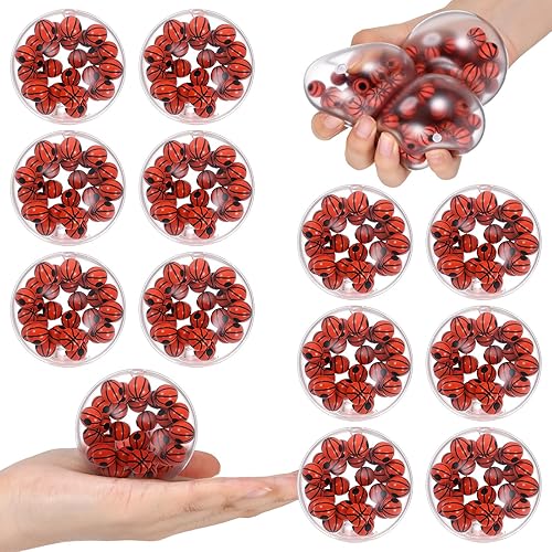 Shappy 12 Pcs Basketball Stress Relief Balls 2.36 Inch Acrylic
