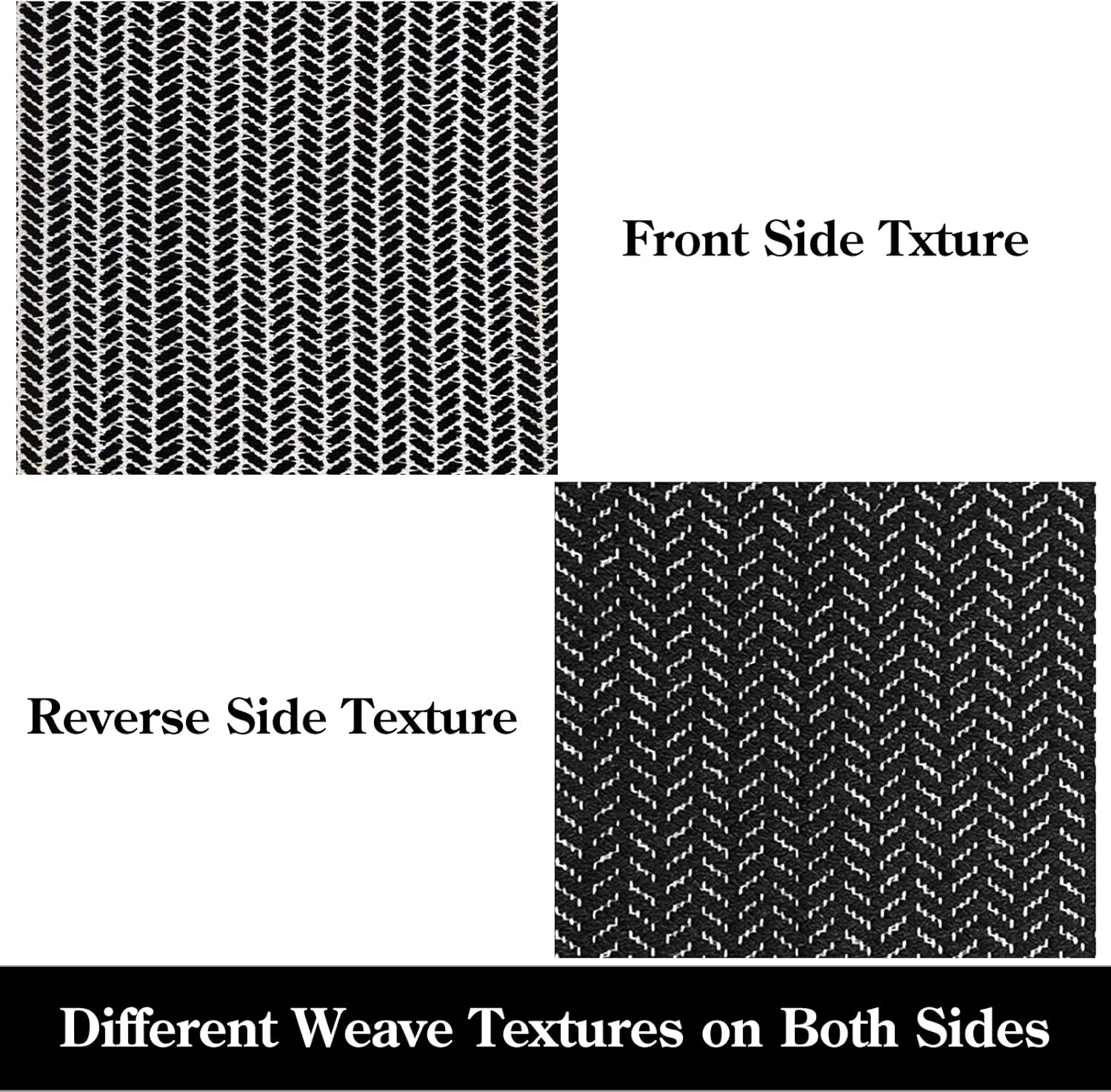 Lahome Boho Bathroom Rugs, Small 2x3 Front Door Mat Lightweight Kitchen Rug Woven Cotton Area Rug with Tassels, Farmhouse Washable Black and White Throw Rug Low Pile Carpet for Entry Laundry - Image 6