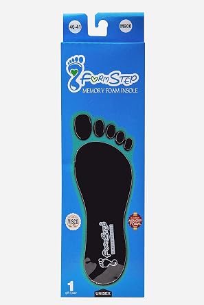 FormStep M900 Memory Foam İç Ayakkabı Tabanlık - Ortopedik, Topuk Dikeni, Rahat, Koşu, Konfor, Darbe Emici (42-43)