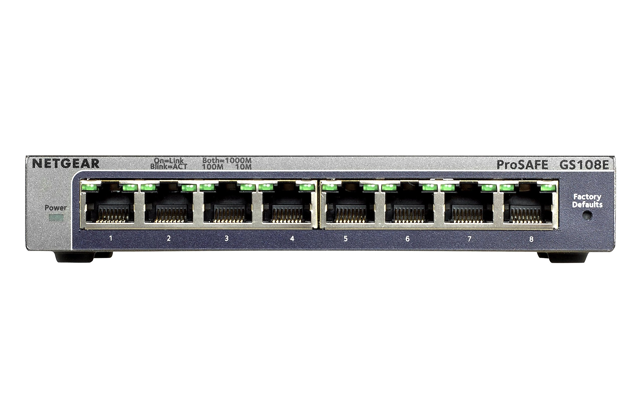 (旧型モデル)NETGEAR Inc. GS108E 8ポート ギガビット Plus スイッチ GS108E-100JPS 415ja0qSVAL._AC_UL210_SR210,