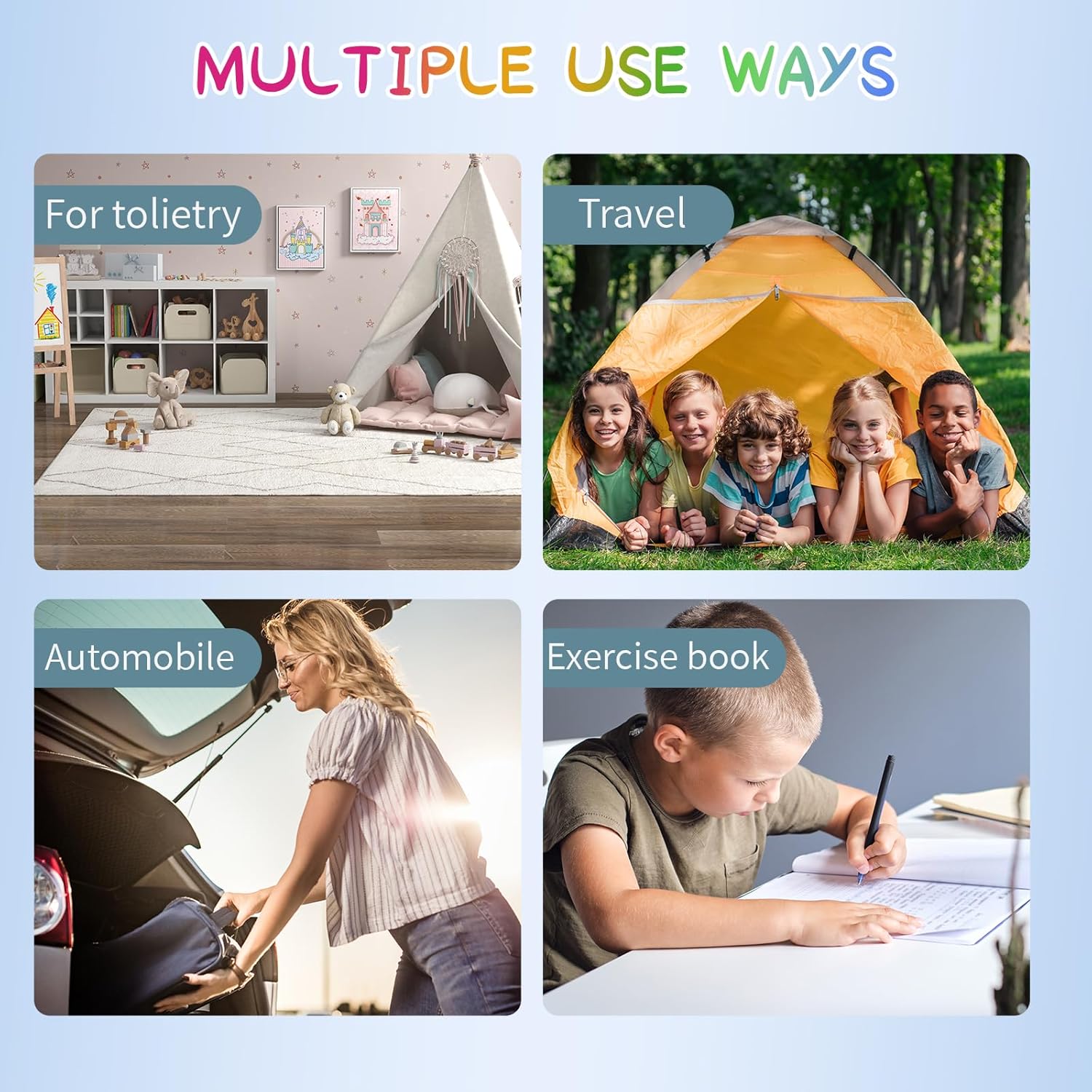 Large Kids Toy Storage Bag - Durable Waterproof Foldable Organizer, Portable Playroom Cleanup Solution for Toys, Books, Art Supplies (Eco-Friendly Material, Black - Image 7