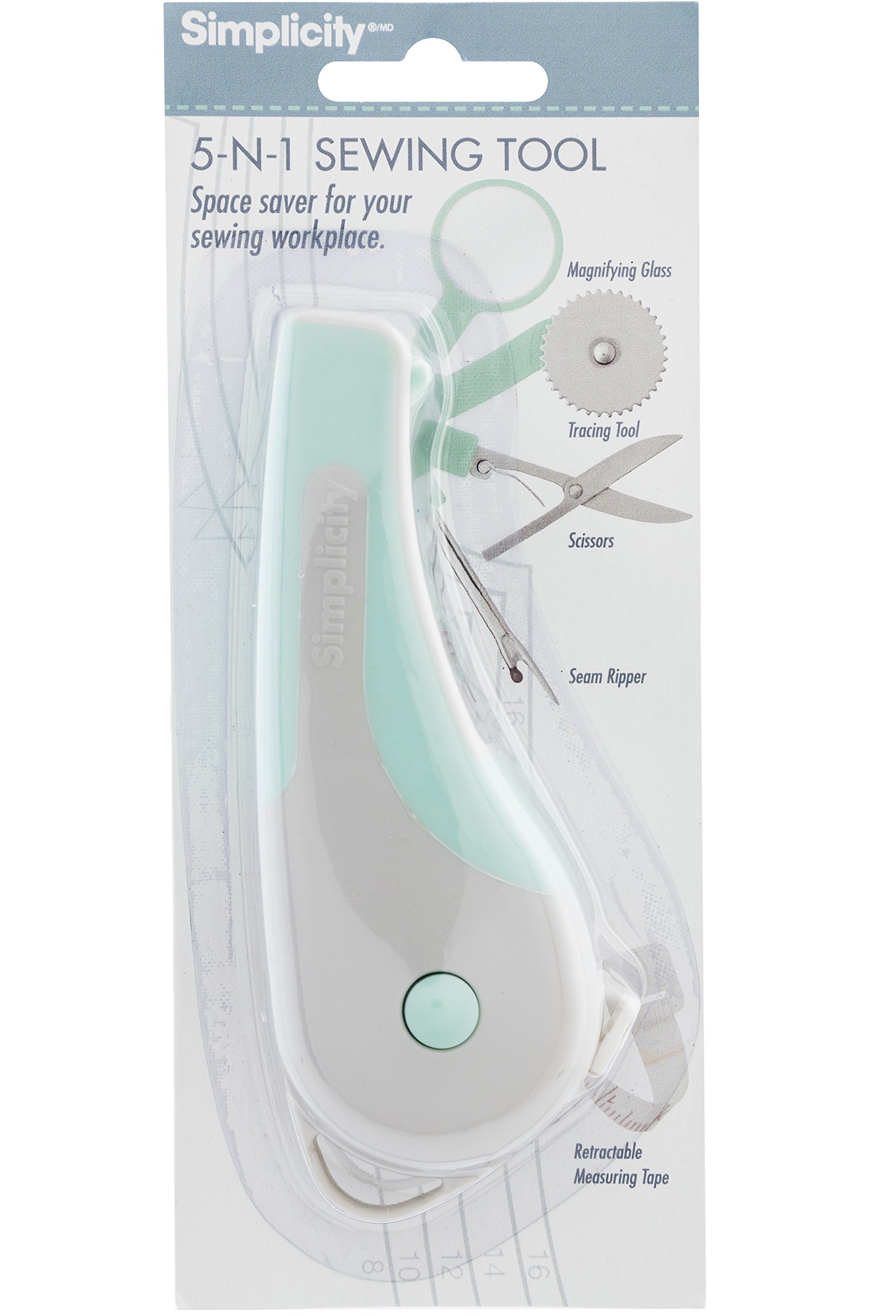 Simplicity5-N-1 Sewing Tool, Multicolour, 7.62 x 18.42 x 2.87 cm