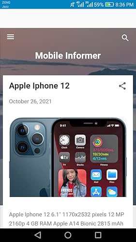 Mobile Informer