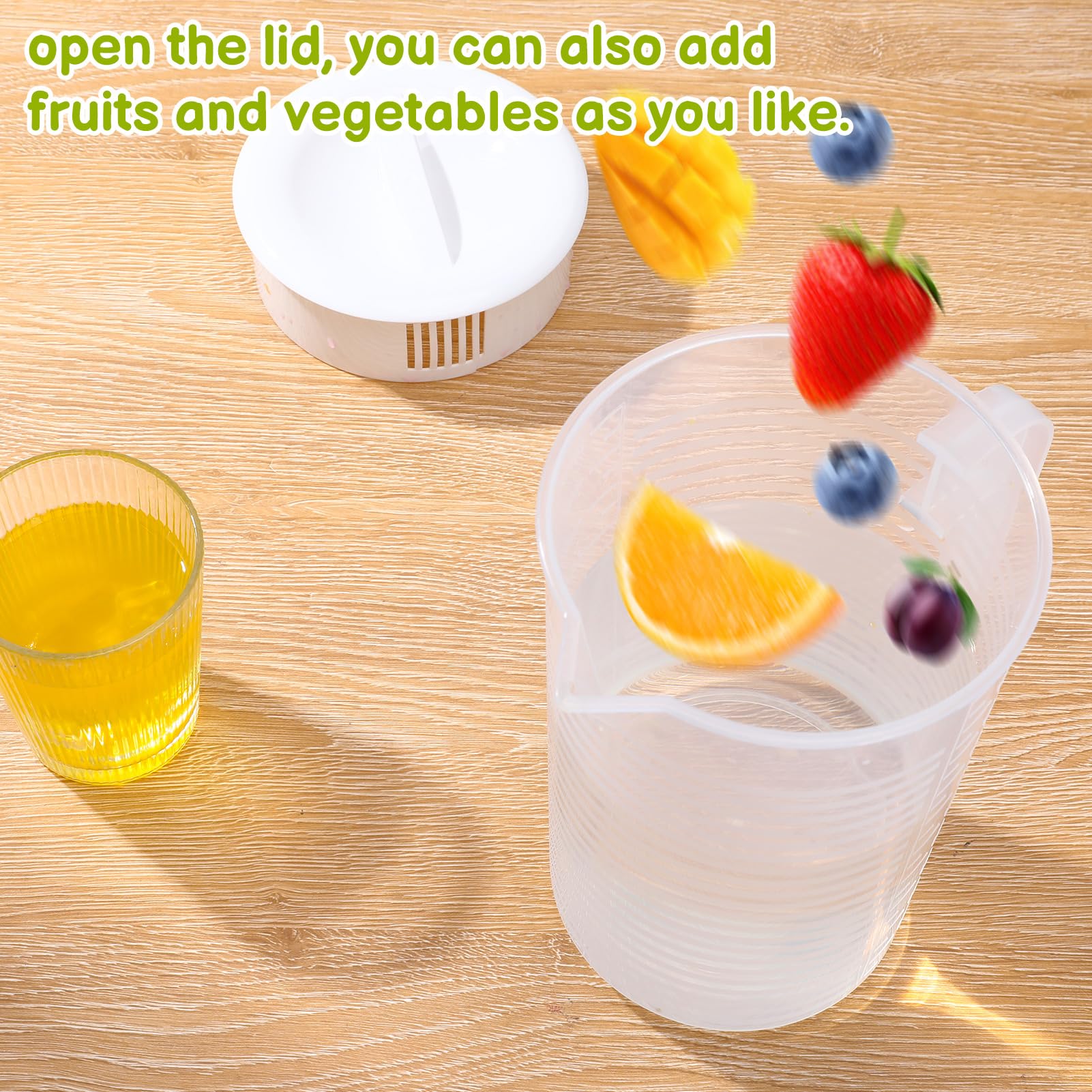 2 Pack Juice Jug with Lid - Image 4