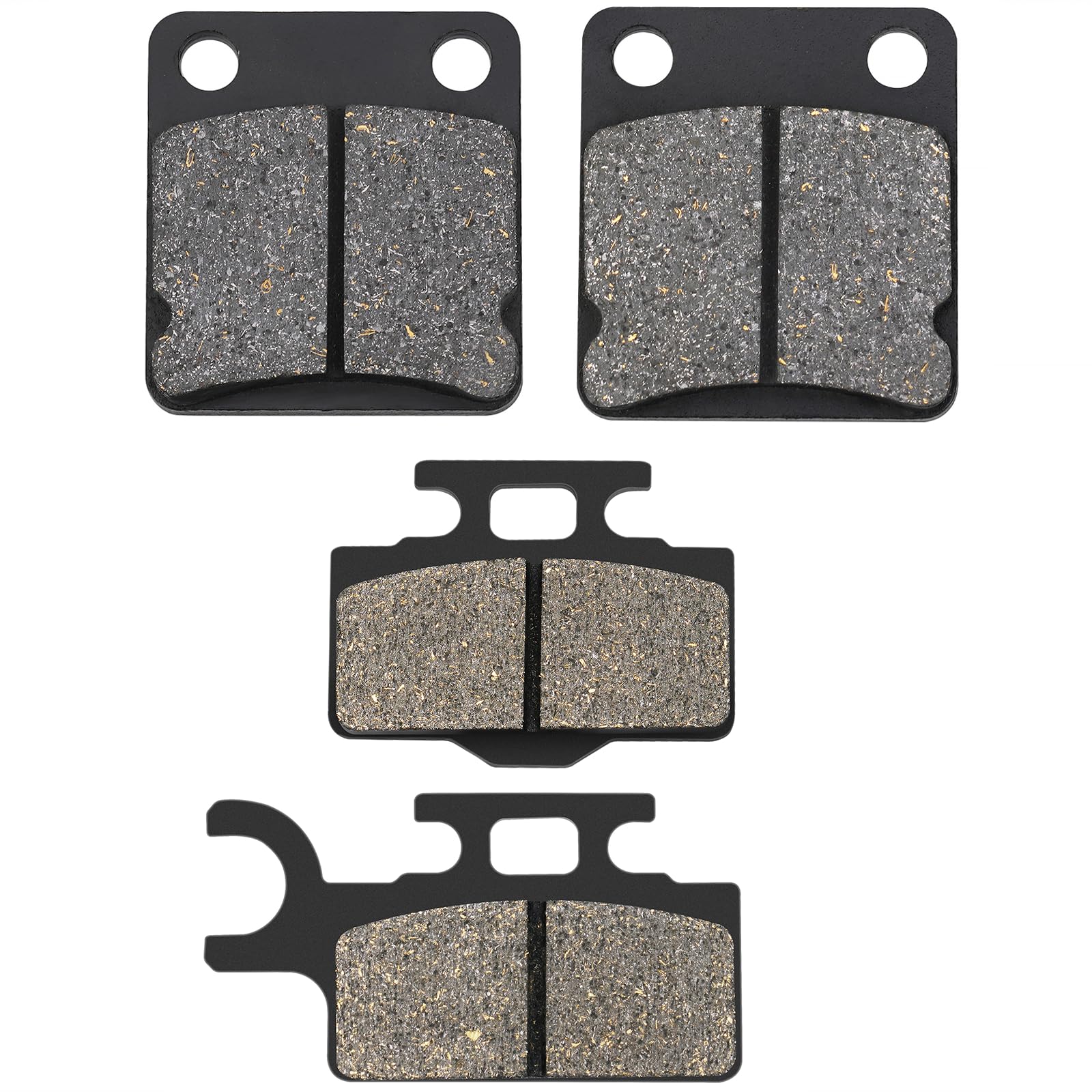 AHL 2 paires Motocyclette Plaquettes de Frein Avant/Arrière Compatible avec KAWASAKI KX 65 2000-2021