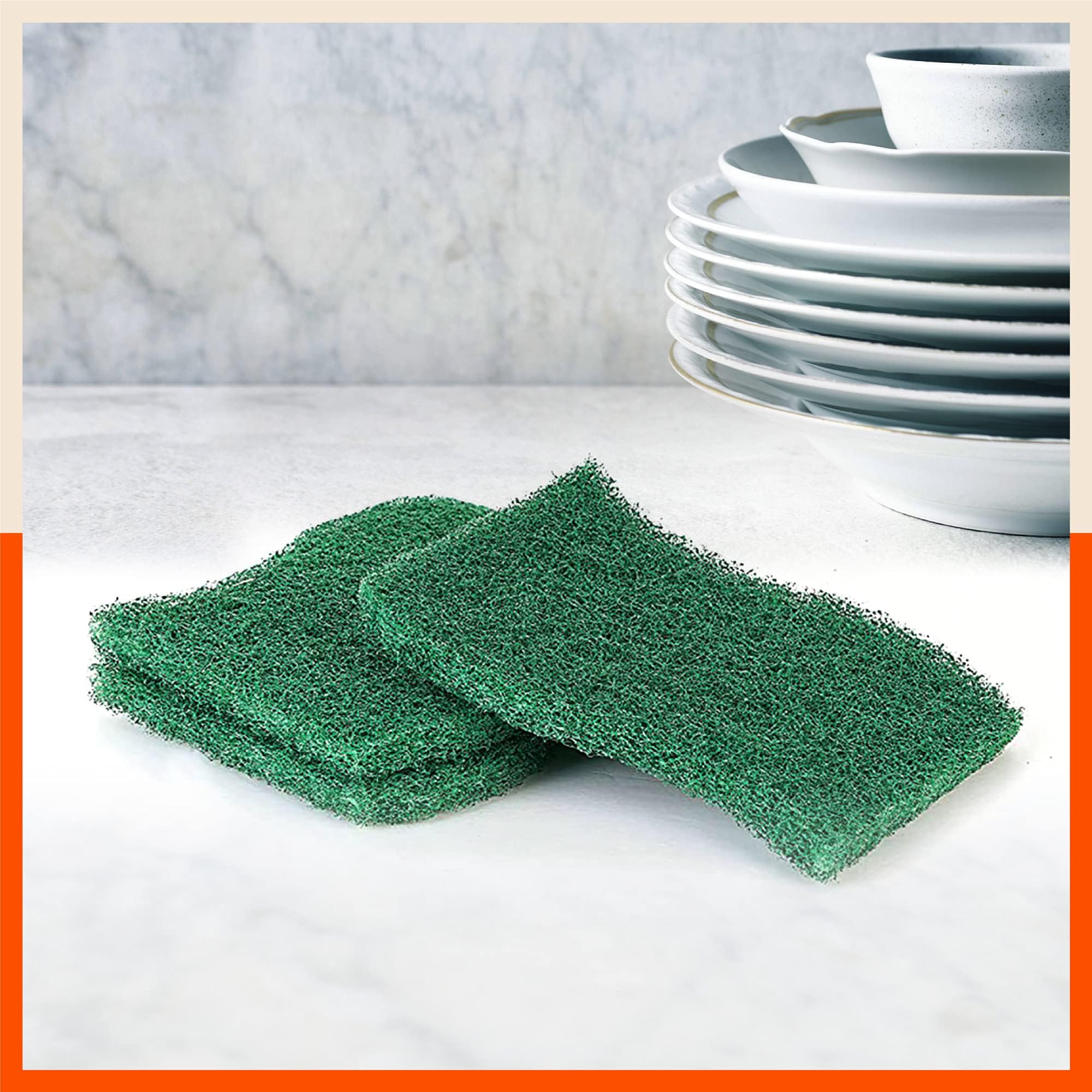 Bathla Spic & Span - Heavy Duty Dish Scrub Pad for Cleaning Utensils (Set of 3)