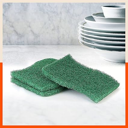 Bathla Spic & Span - Heavy Duty Dish Scrub Pad for Cleaning Utensils (Set of 3)