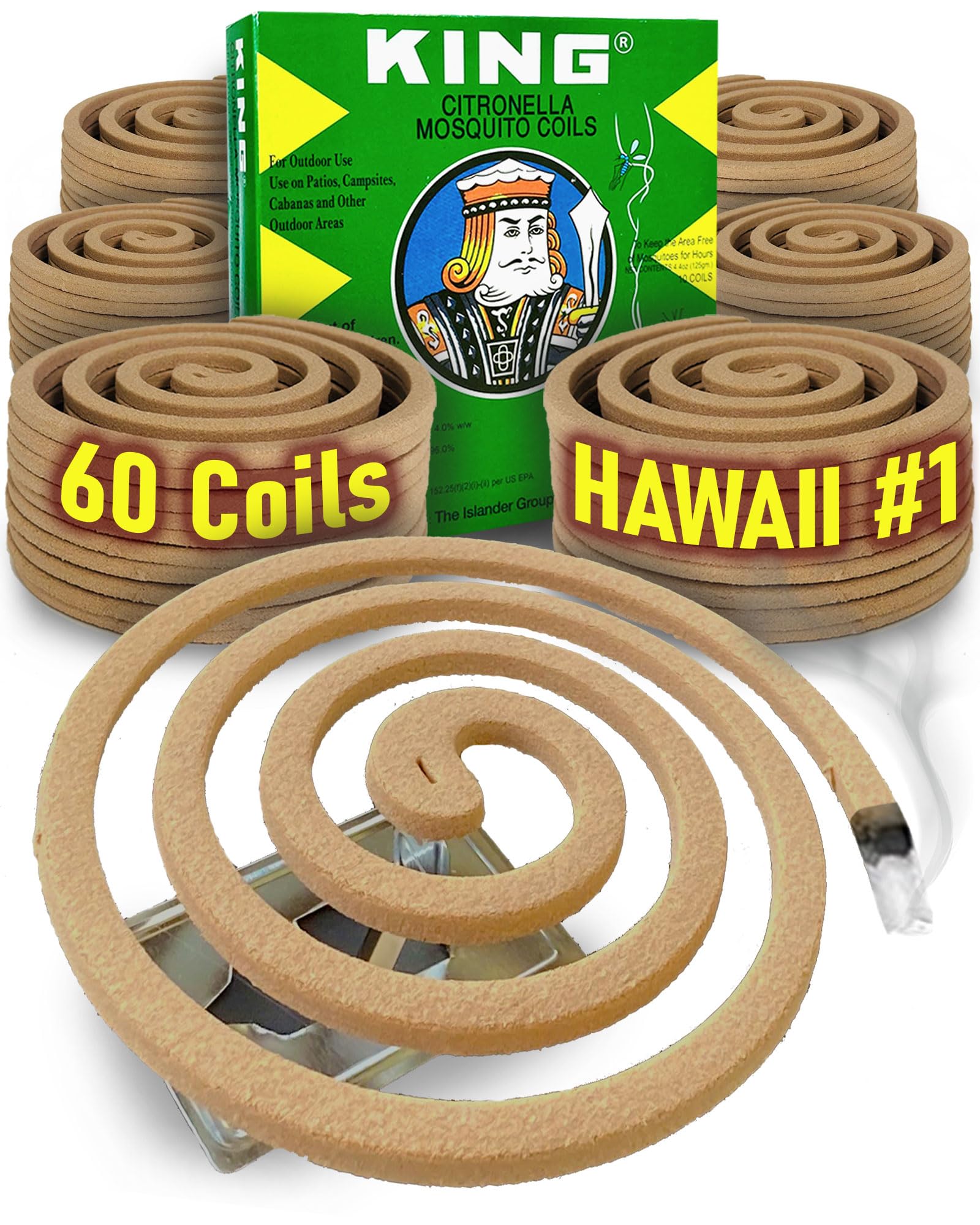 Amazon.com: KING Mosquito Coils – Hawaii's Most Trusted Citronella