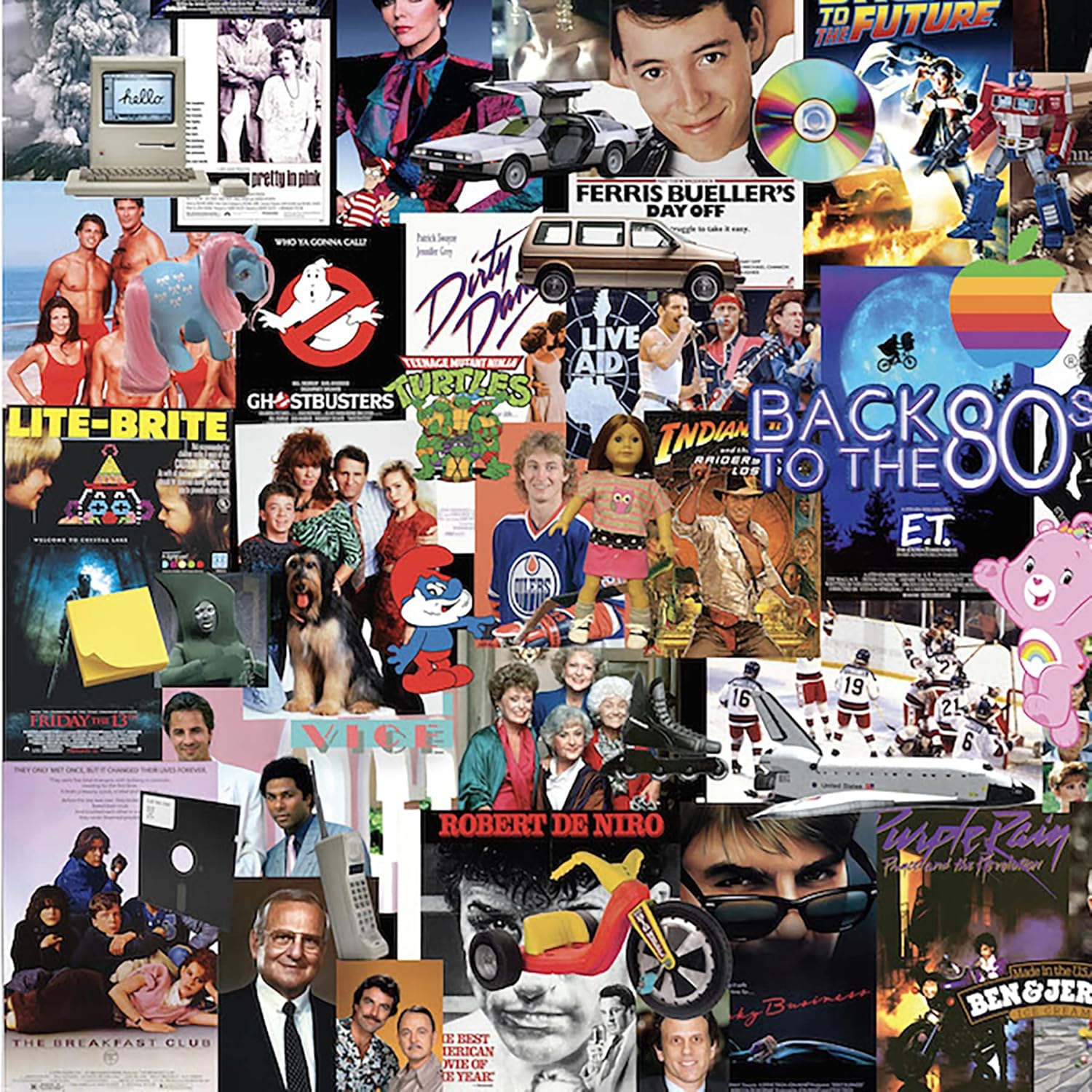 Jigsaw Puzzle 1000 Piece 24' x 30' X-Large - Back to the 80's by Steve Smith
