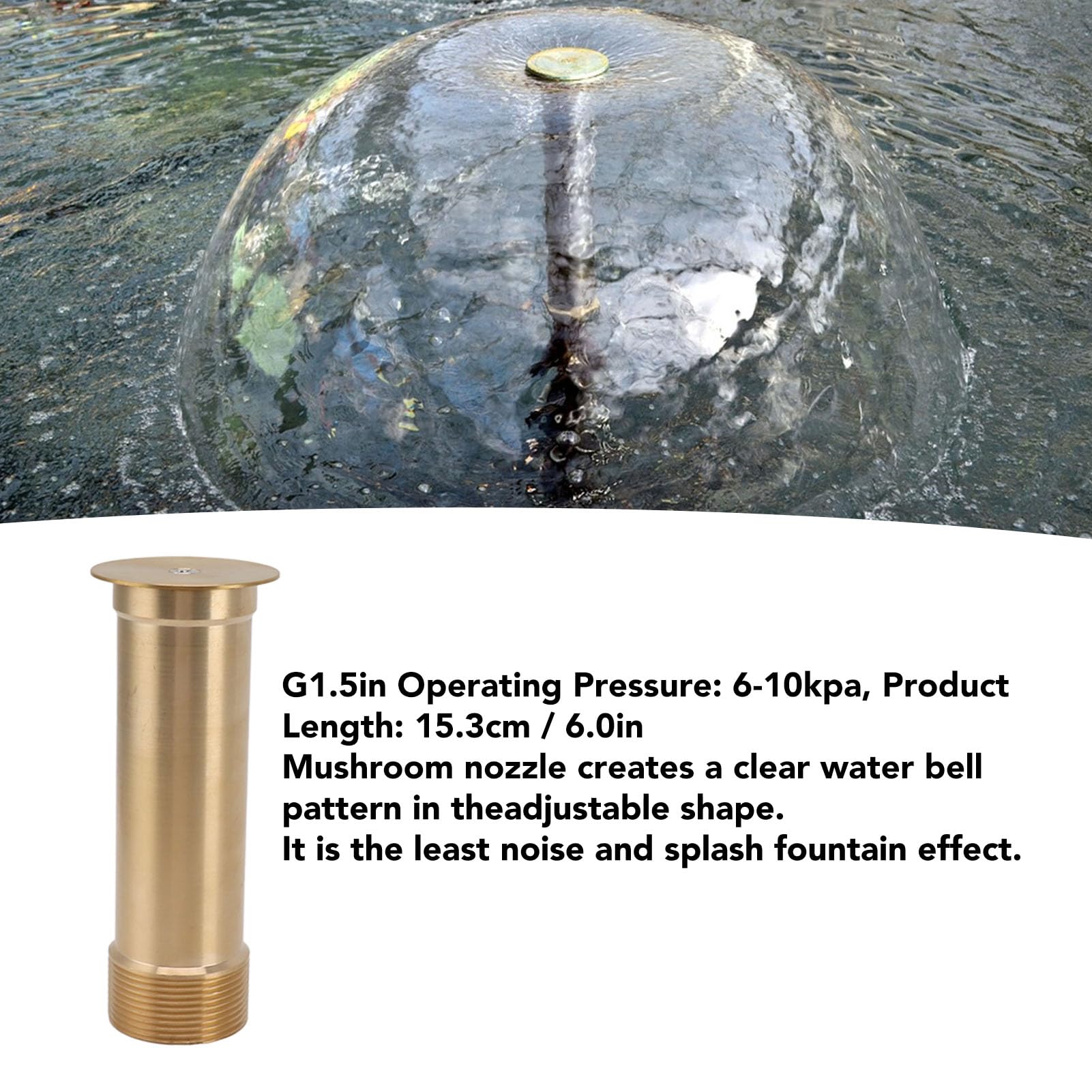 Spillway Bowl Bamboo Water Fountain Spout - Decorative Spout For Indoor ...