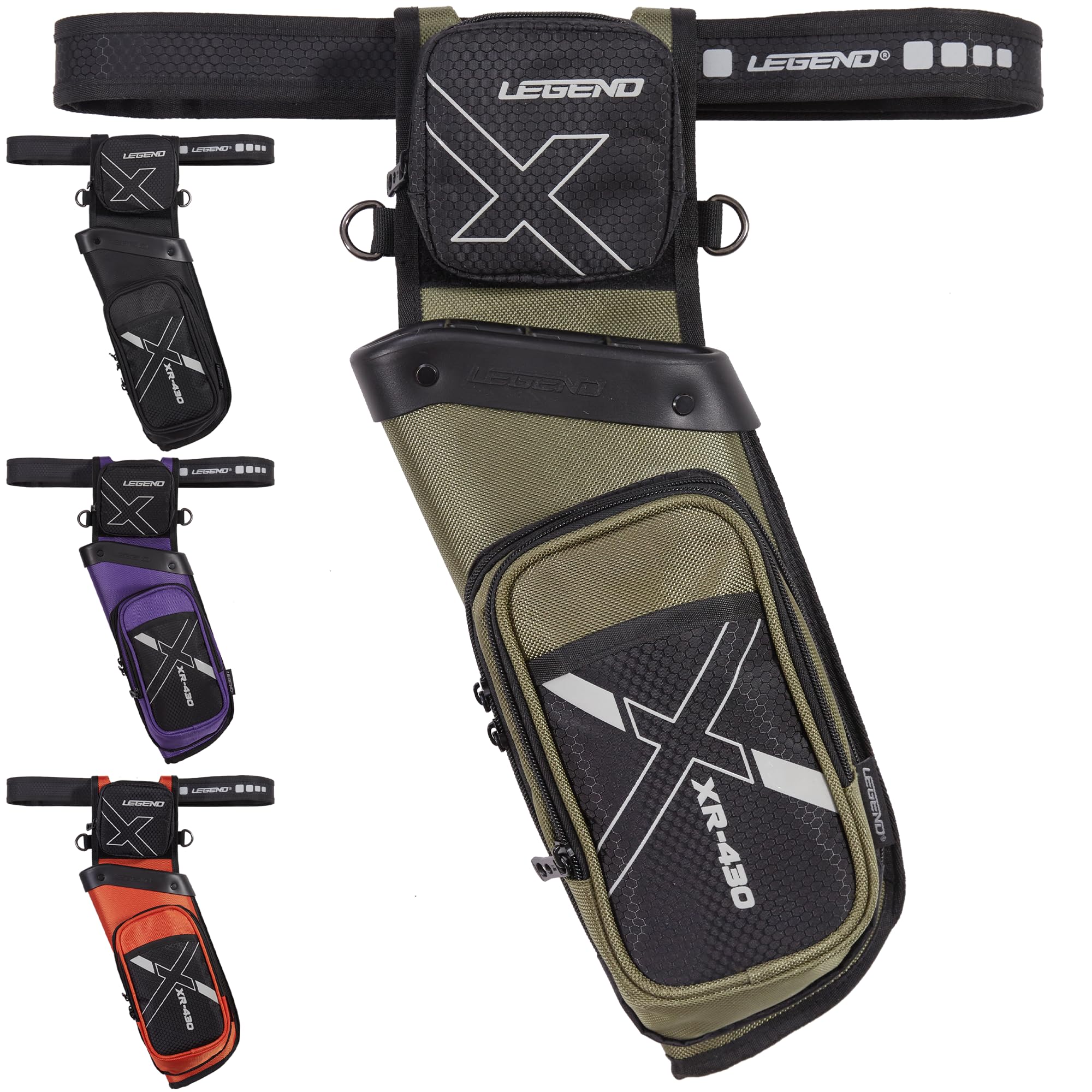 Legend XR430 Hip Quiver for Arrows - Premium Arrow Quiver with