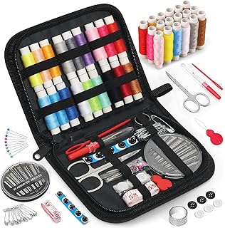 SiBeiXiu Sewing Kit Gifts for Mom Grandma Women Men Traveler, Portable Sewing Supplies Accessories Contains Thread, Needle...