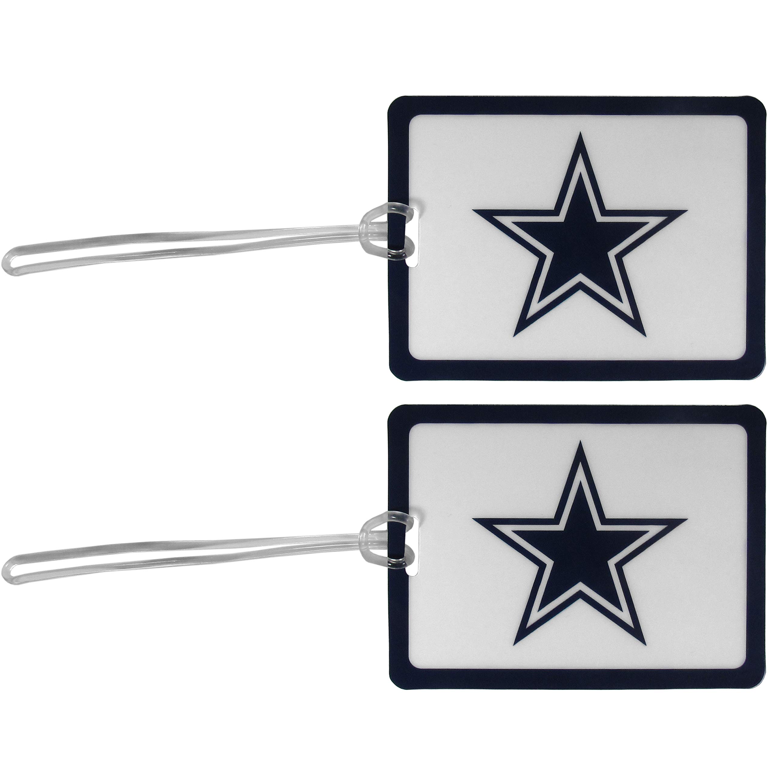NFL Dallas Cowboys Vinyl Luggage Tag, 2pk, Blue