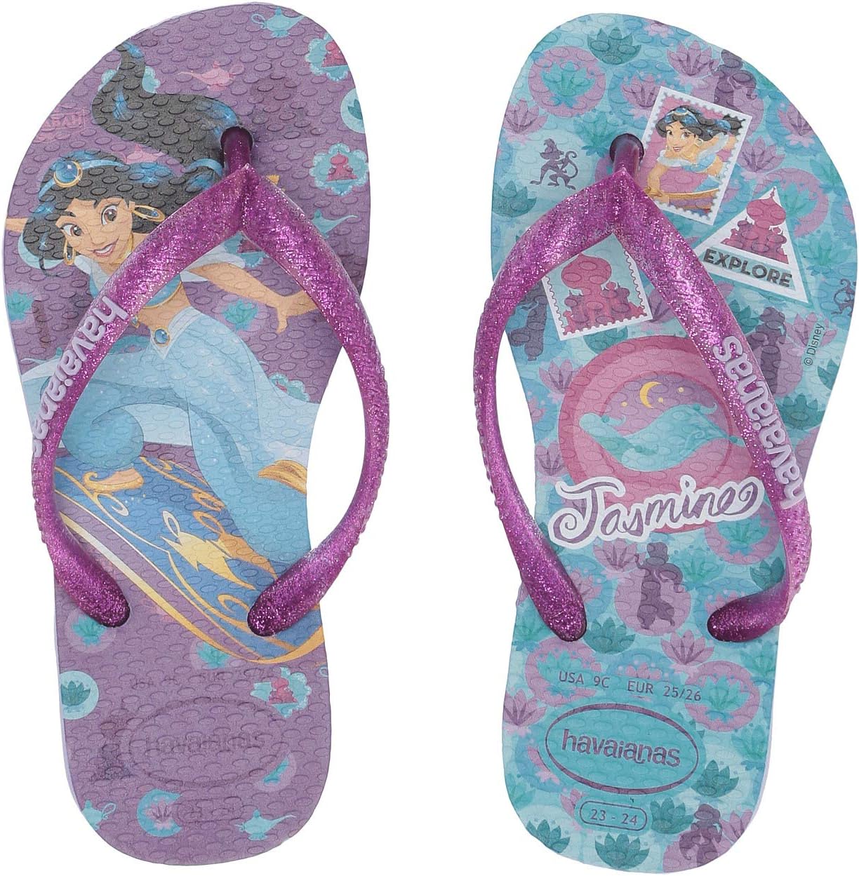 Slim Princess Flip Flops (Toddler/Little Kid/Big Kid)